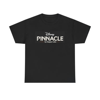 Pinnacle Disney Logo Tee — Retro Black Box Graphic T-Shirt