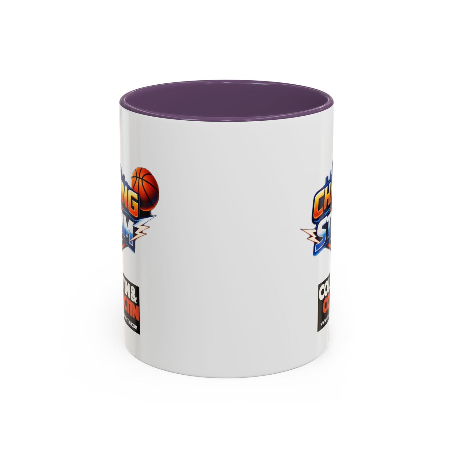 Chasing The Storm Basketball Logo Coffee Mug