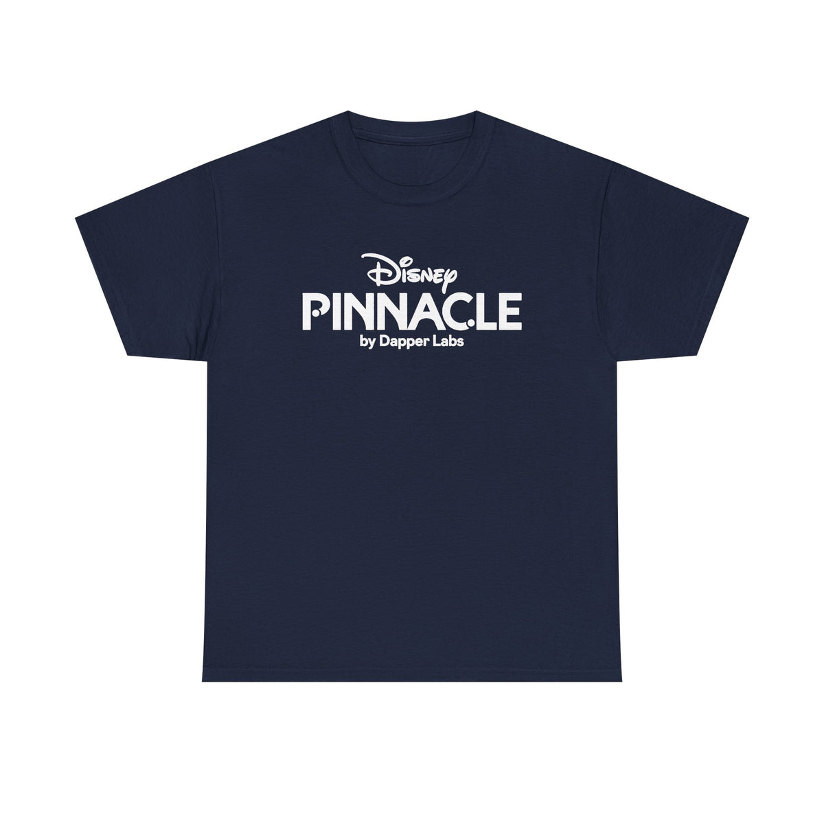 Pinnacle Disney Logo Tee — Retro Black Box Graphic T-Shirt