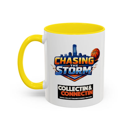 Chasing The Storm Basketball Logo Coffee Mug