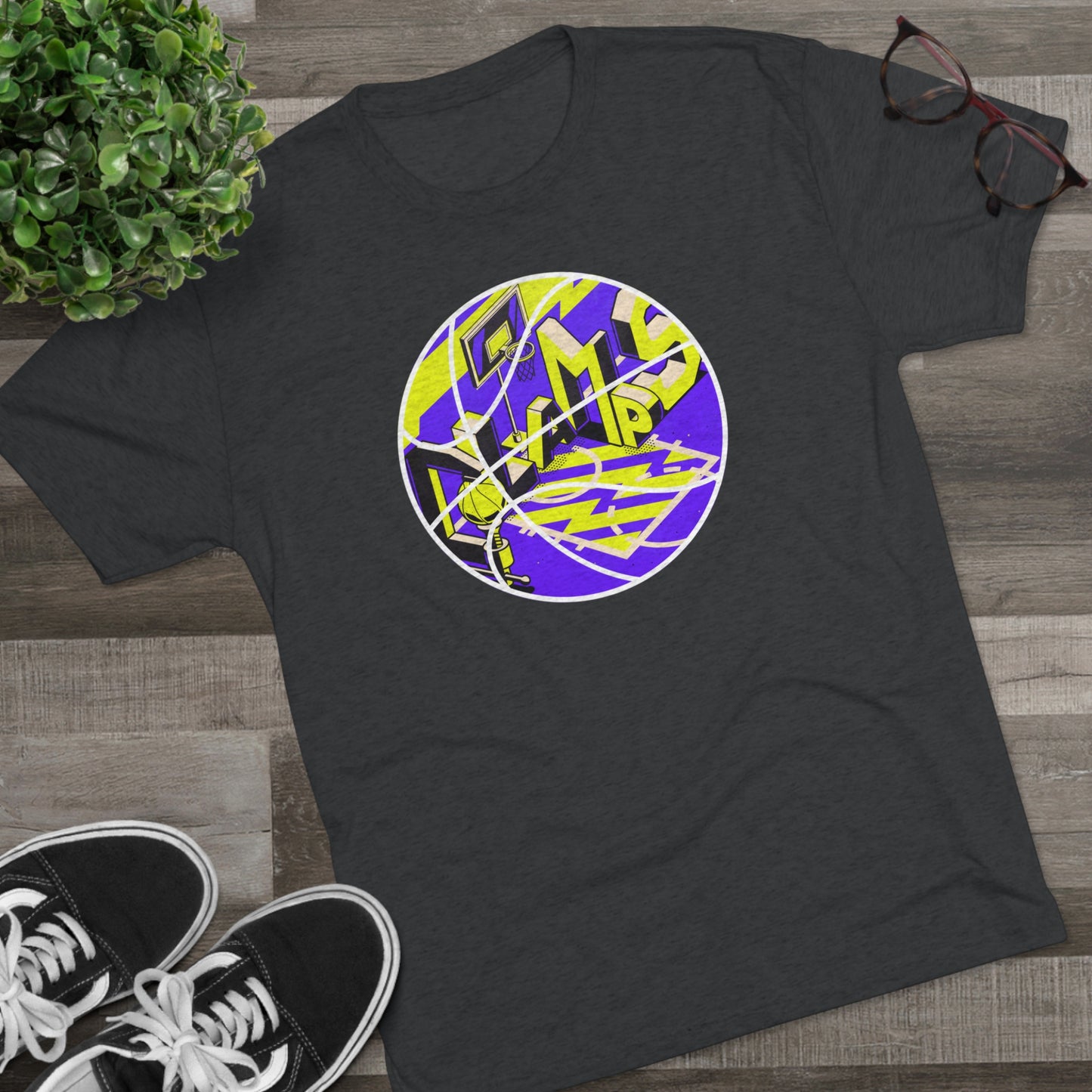 Clamps Street Ball Unisex Tri-Blend Crew Tee