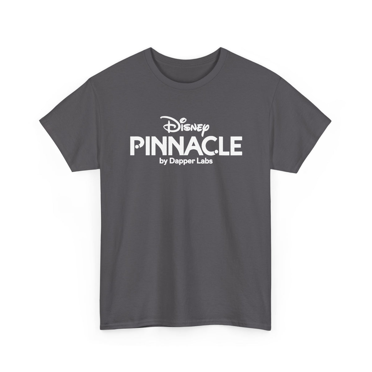 Pinnacle Disney Logo Tee — Retro Black Box Graphic T-Shirt