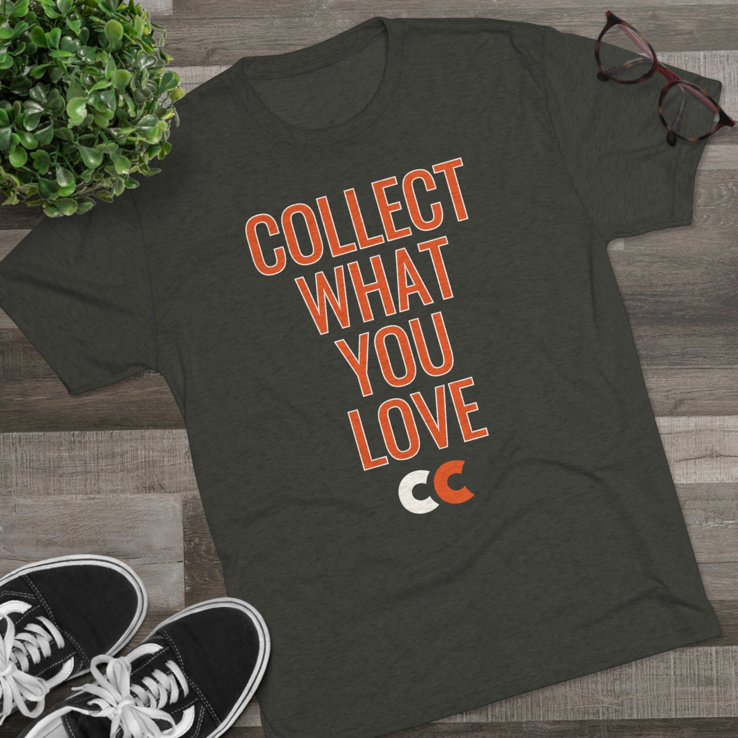 Collect What You Love Unisex Tri-Blend Crew Tee