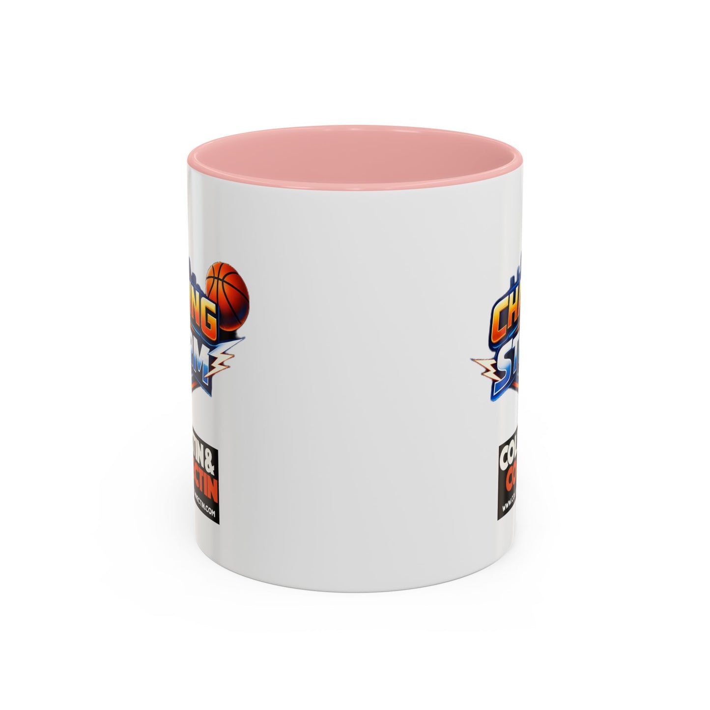 Chasing The Storm Basketball Logo Coffee Mug