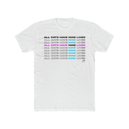Master Cats Nine Lives Men's Cotton Crew Tee