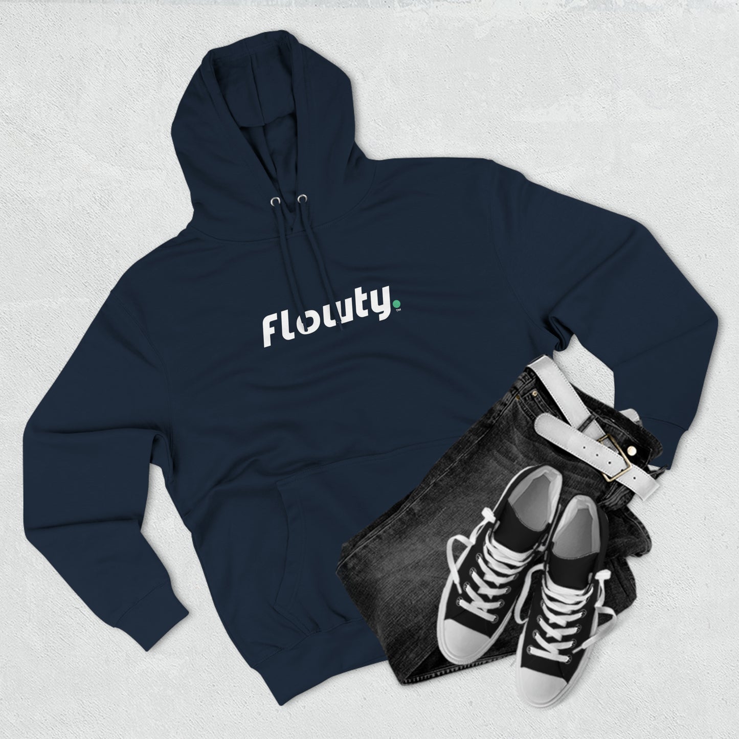 Flowty Mid Three-Panel Fleece Hoodie
