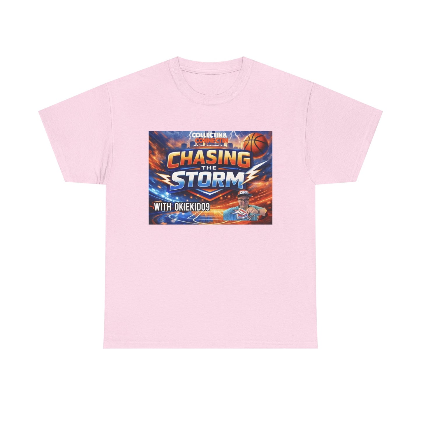 Chasing the Storm Basketball Tee
