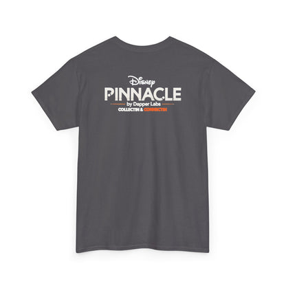 Pinnacle Disney Logo Tee — Retro Black Box Graphic T-Shirt