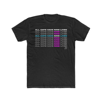 Master Cats Nine Lives Men's Cotton Crew Tee