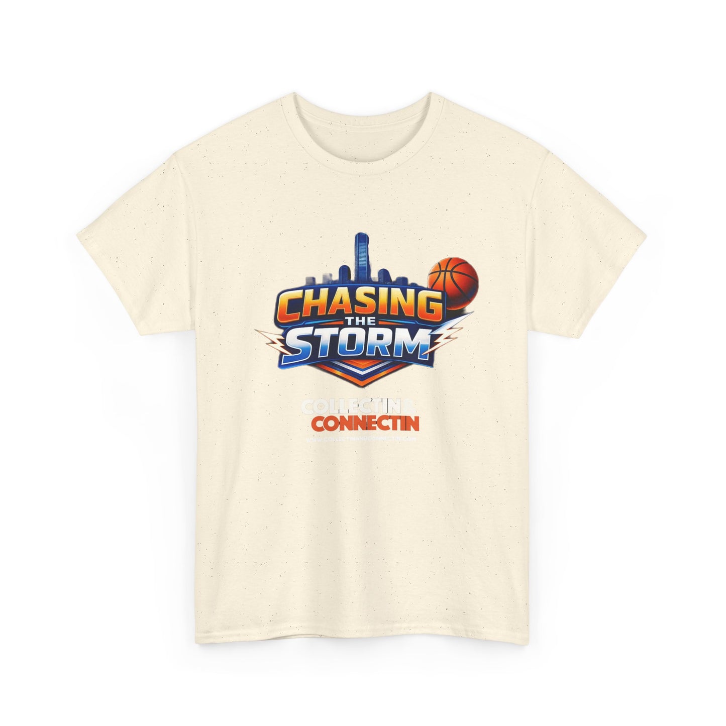 Chasing the Storm Basketball Tee
