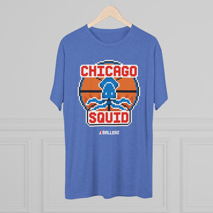 Ballerz Chicago Squid Unisex Tri-Blend Crew Tee