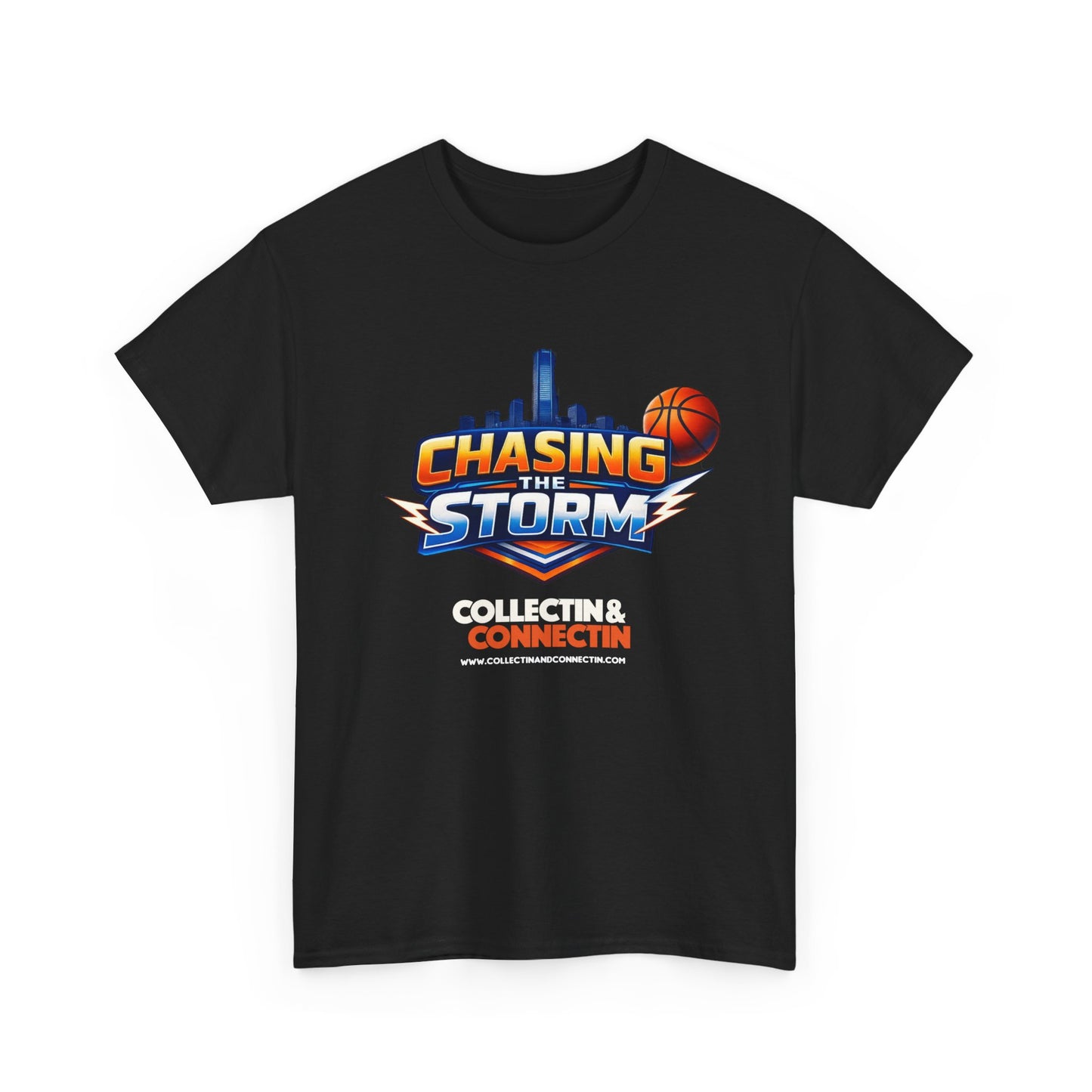 Chasing the Storm Basketball Tee