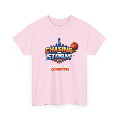 Chasing the Storm Basketball Tee