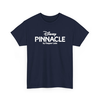Pinnacle Disney Logo Tee — Retro Black Box Graphic T-Shirt