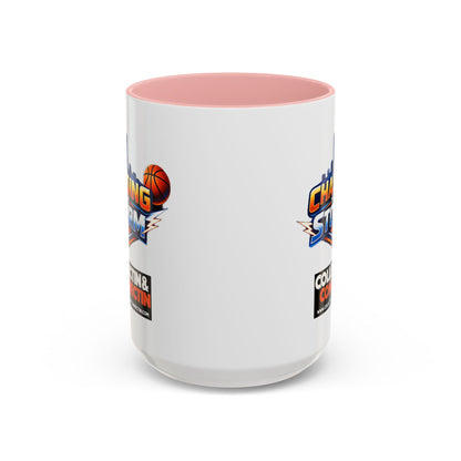 Chasing The Storm Basketball Logo Coffee Mug