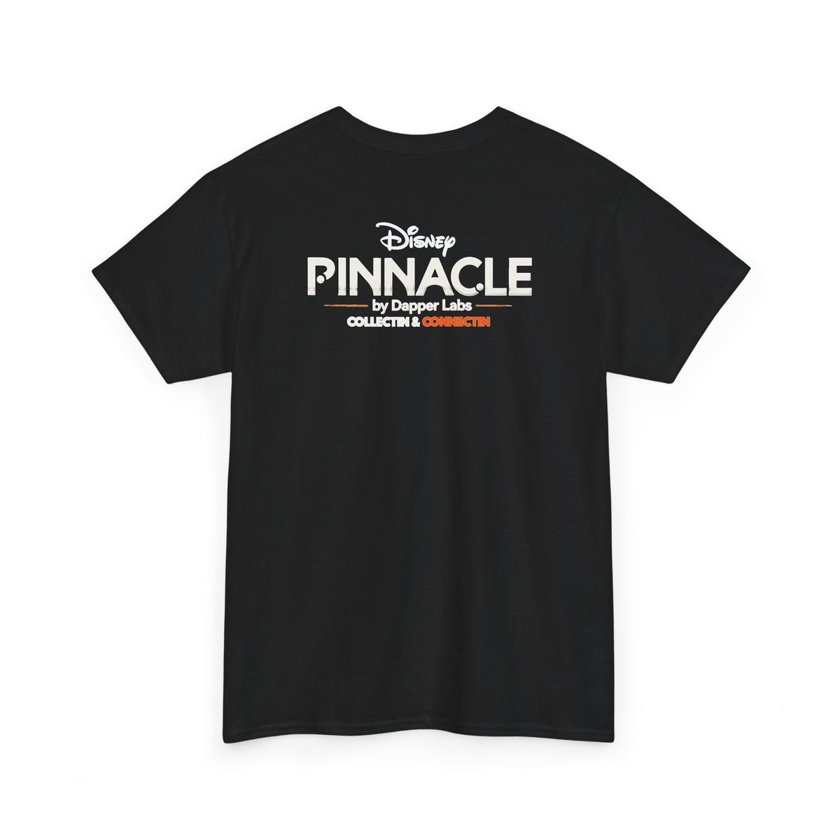 Pinnacle Disney Logo Tee — Retro Black Box Graphic T-Shirt