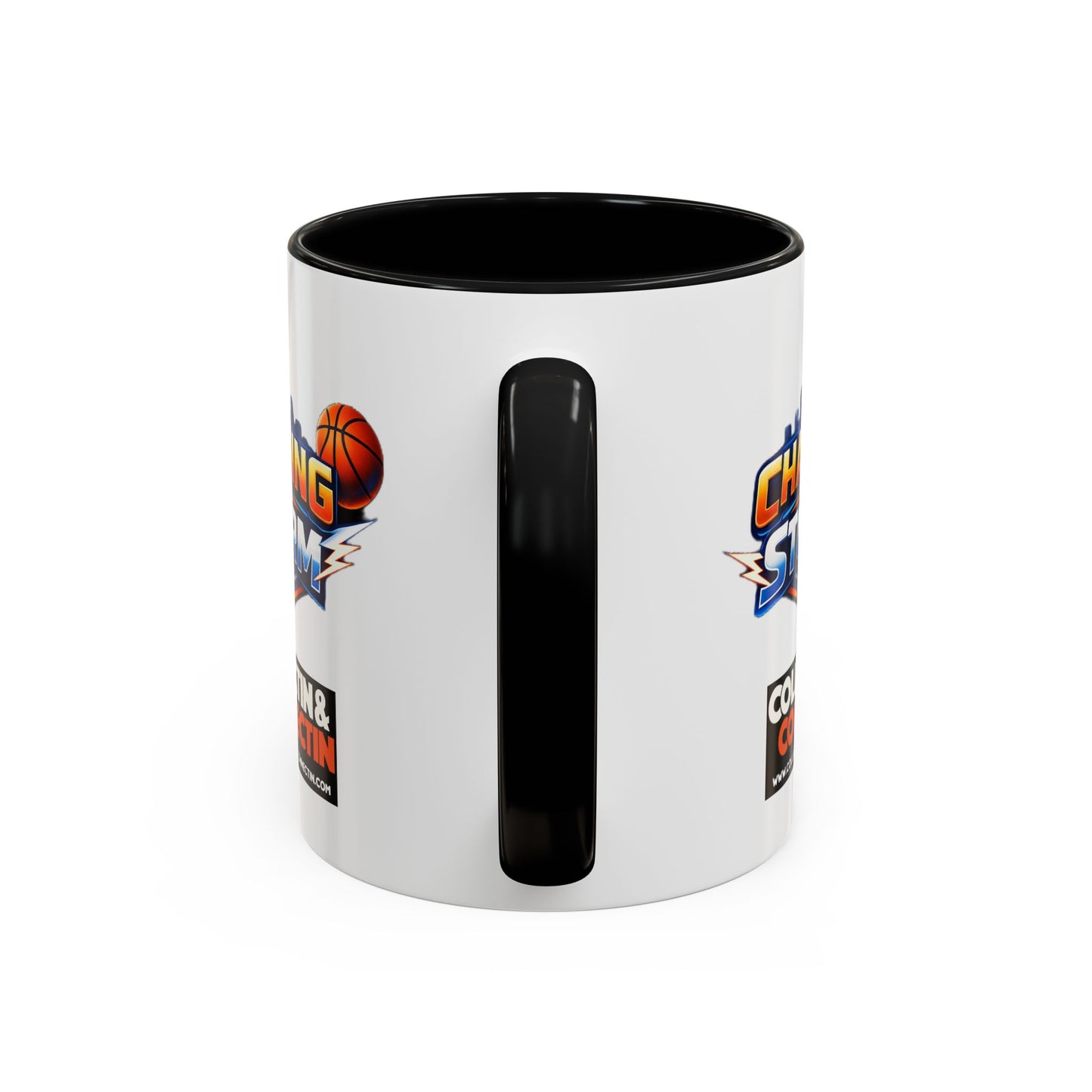 Chasing The Storm Basketball Logo Coffee Mug