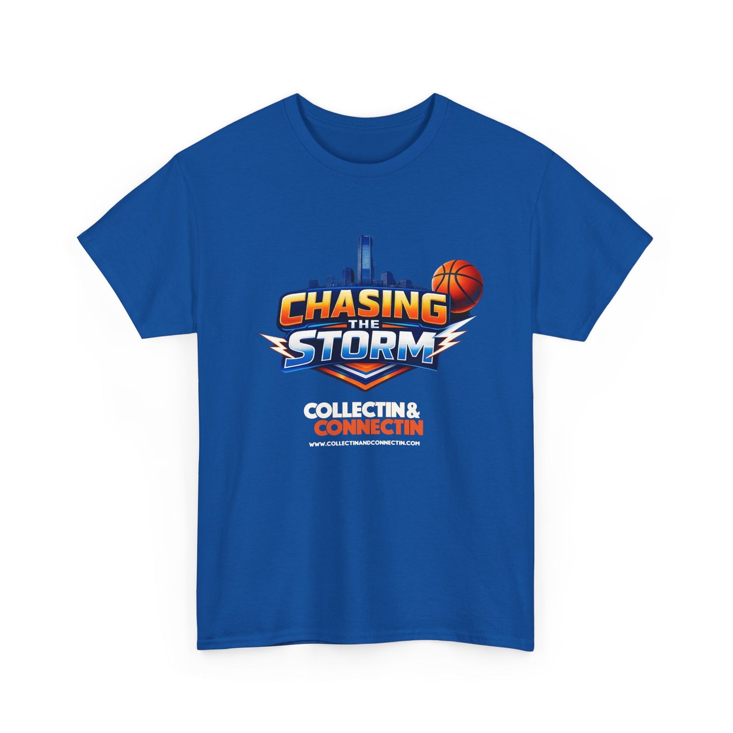 Chasing the Storm Basketball Tee