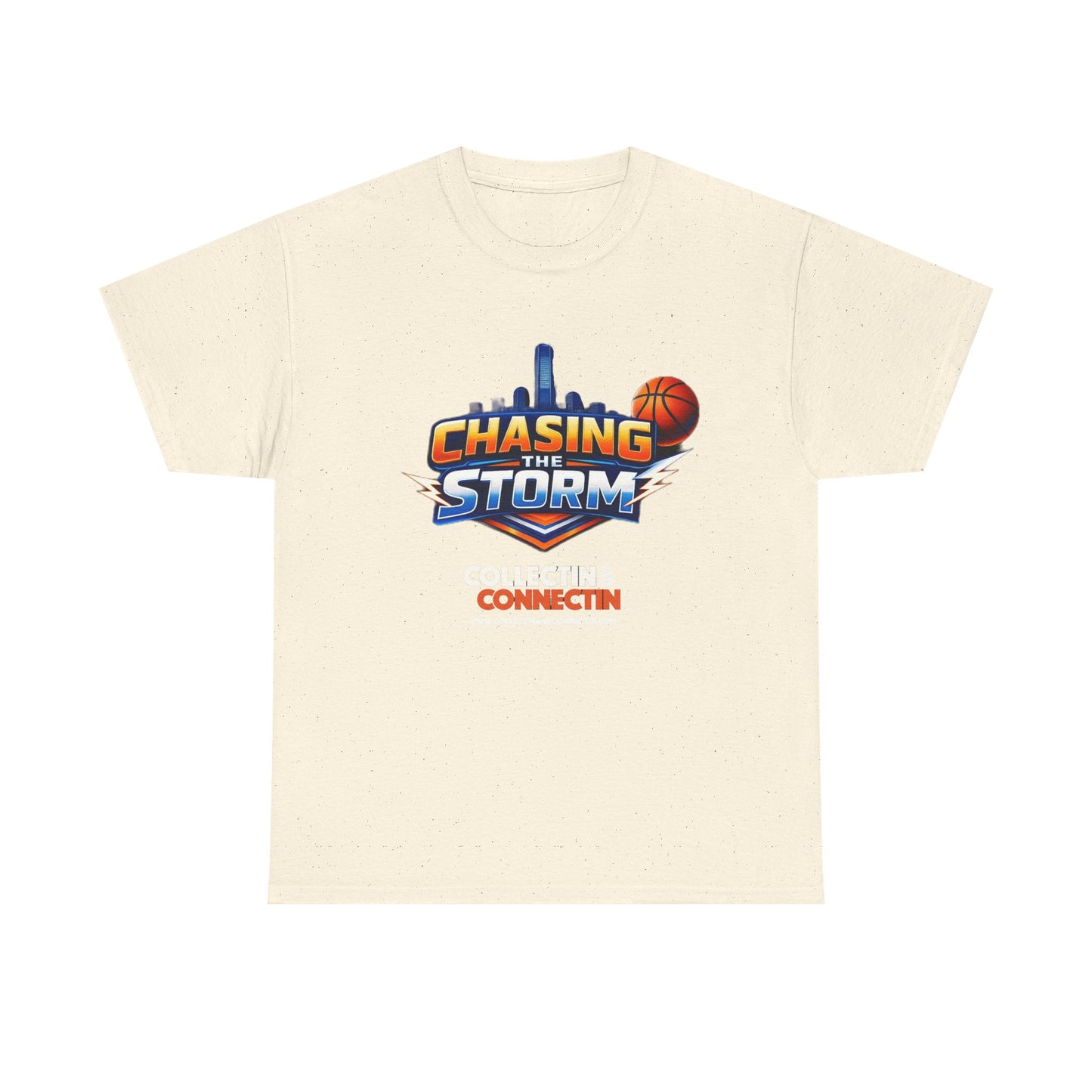 Chasing the Storm Basketball Tee