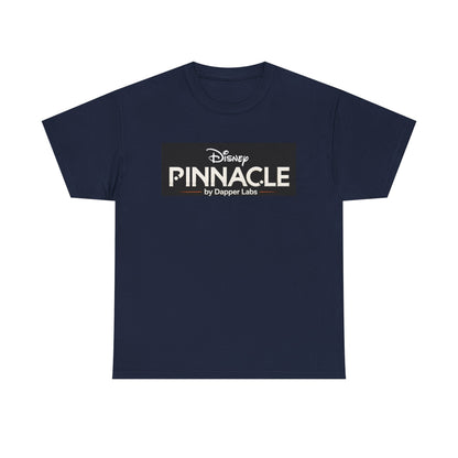 Pinnacle Disney Logo Tee — Retro Black Box Graphic T-Shirt