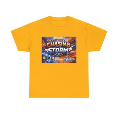 Chasing the Storm Basketball Tee
