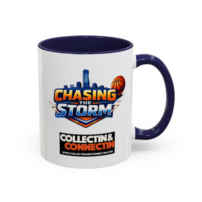 Chasing The Storm Basketball Logo Coffee Mug