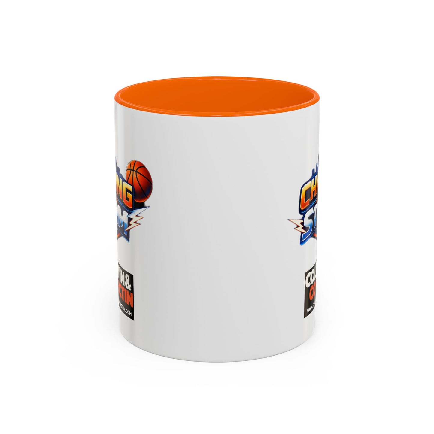 Chasing The Storm Basketball Logo Coffee Mug