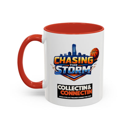 Chasing The Storm Basketball Logo Coffee Mug