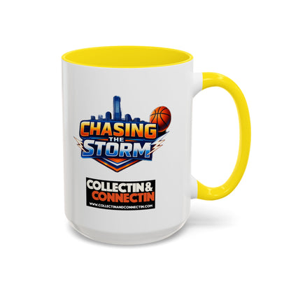 Chasing The Storm Basketball Logo Coffee Mug
