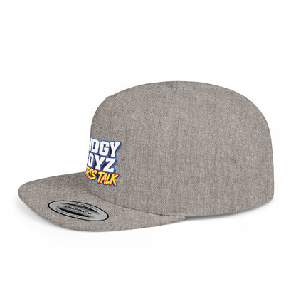 Snapback Hat — Pudgy Boyz Sports Talk Embroidered Flat-Bill Cap