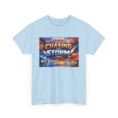 Chasing the Storm Basketball Tee