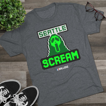Ballerz Seattle Scream Unisex Tri-Blend Crew Tee