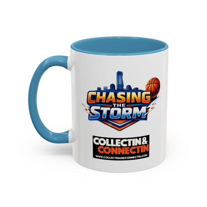 Chasing The Storm Basketball Logo Coffee Mug