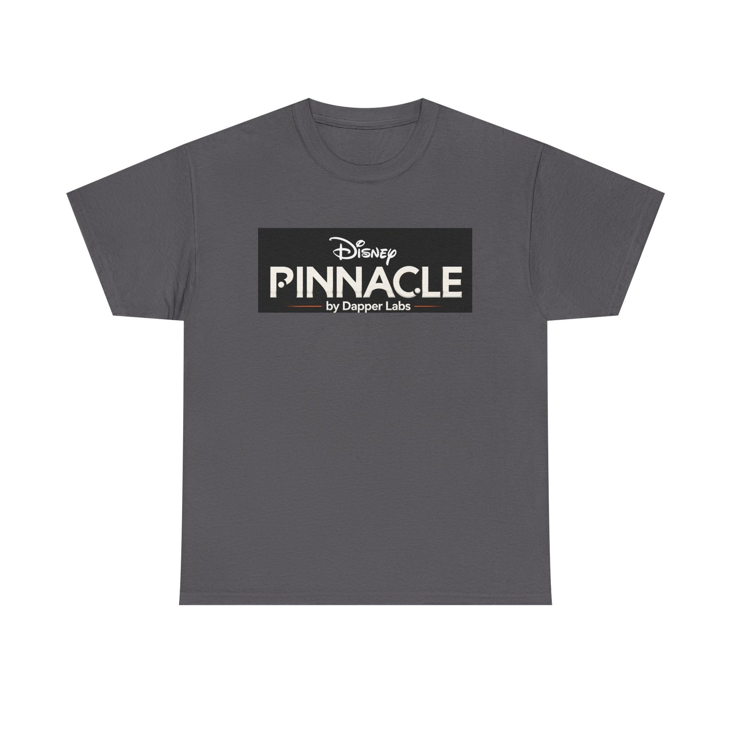 Pinnacle Disney Logo Tee — Retro Black Box Graphic T-Shirt