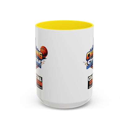 Chasing The Storm Basketball Logo Coffee Mug