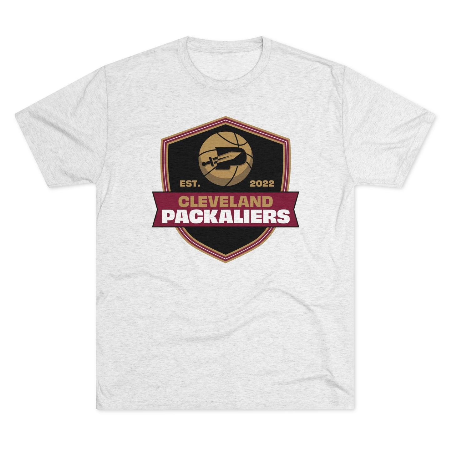 Packaliers Shield Unisex Tri-Blend Crew Tee