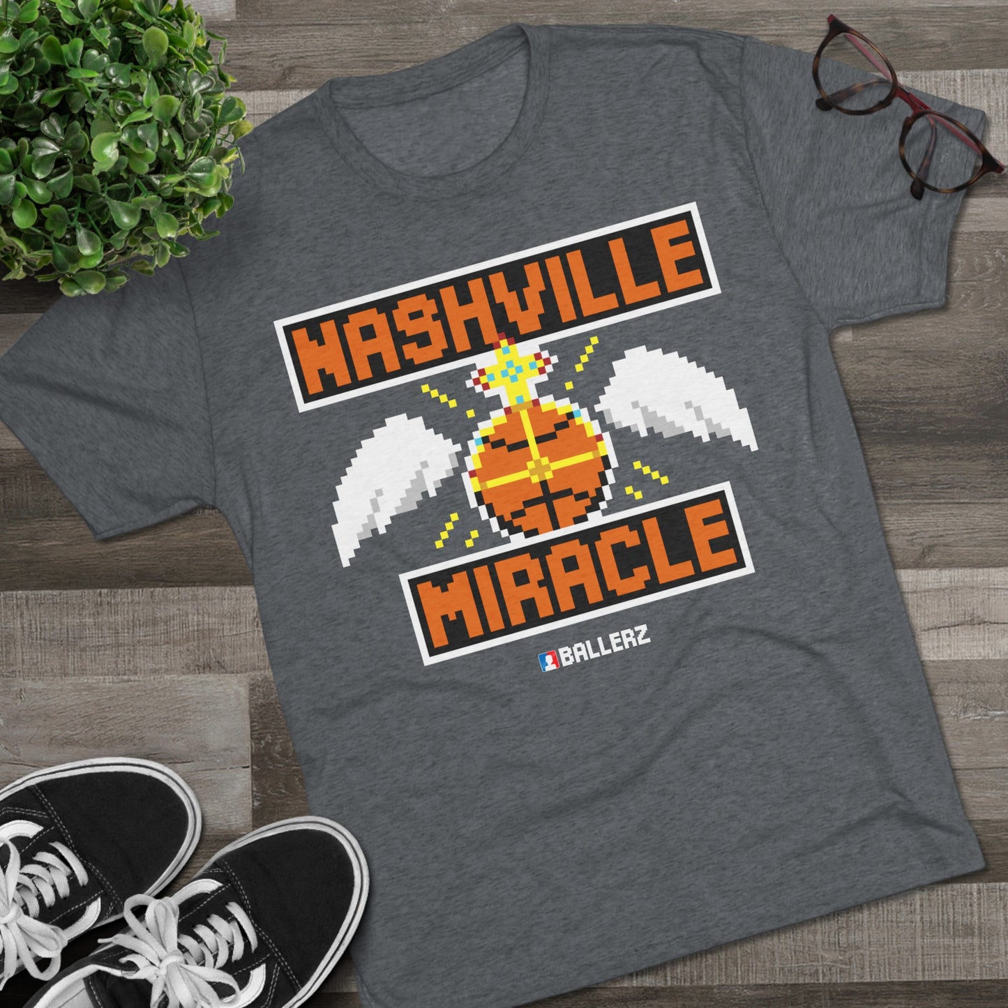 Ballerz Nashville Miracle Unisex Tri-Blend Crew Tee