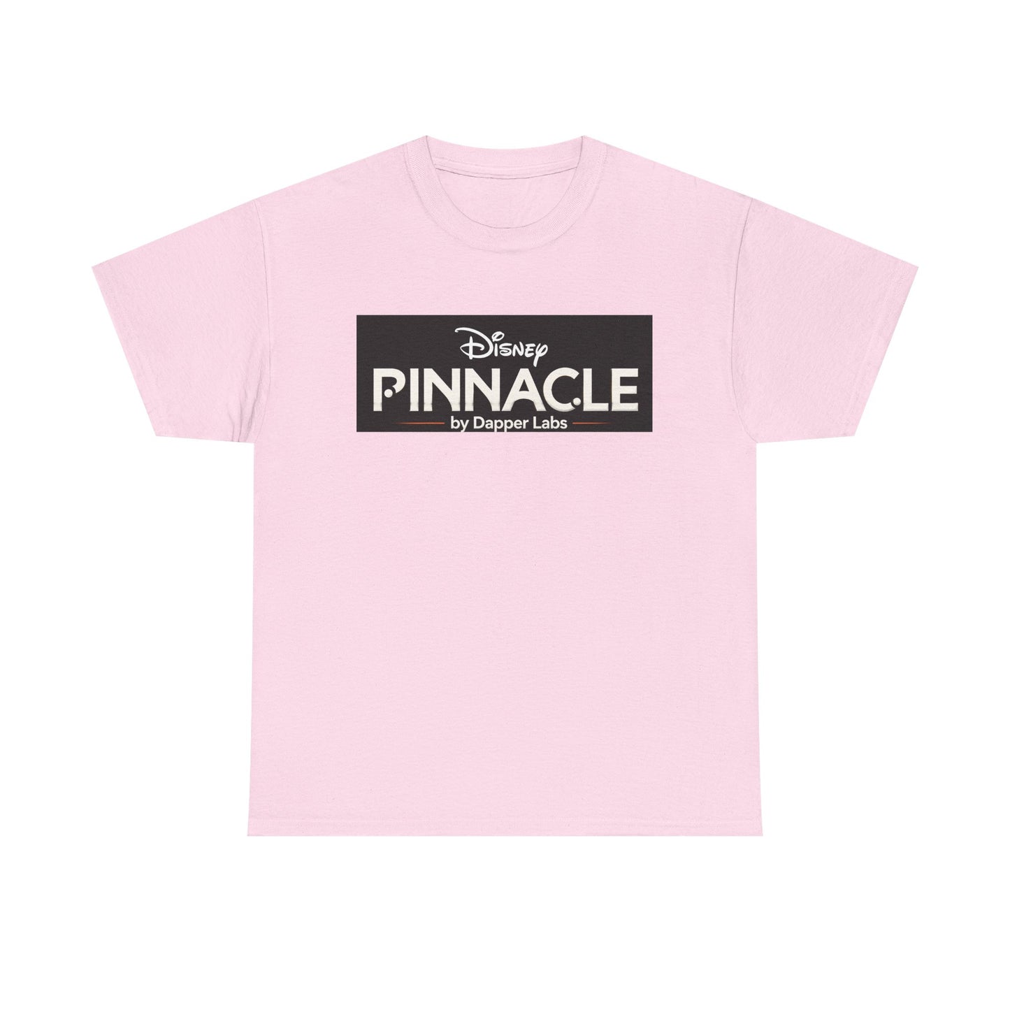 Pinnacle Disney Logo Tee — Retro Black Box Graphic T-Shirt