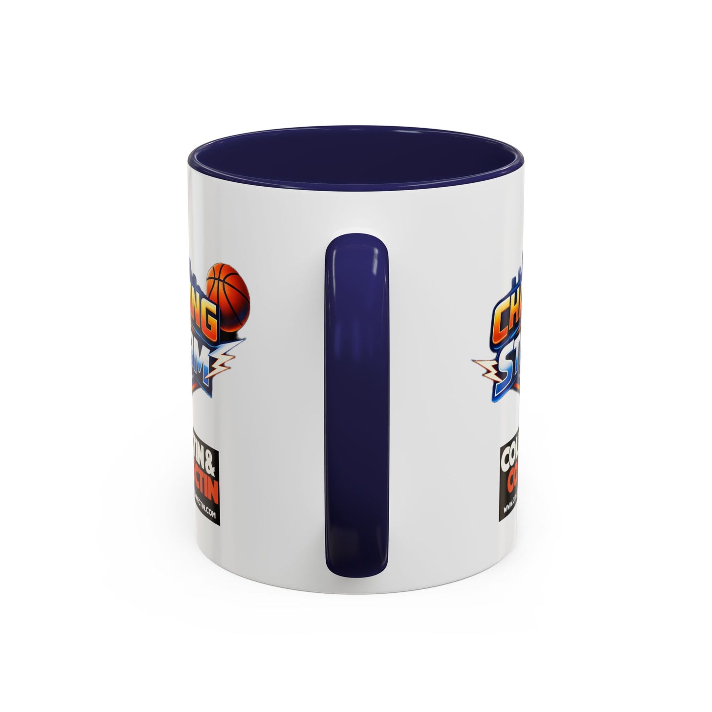 Chasing The Storm Basketball Logo Coffee Mug