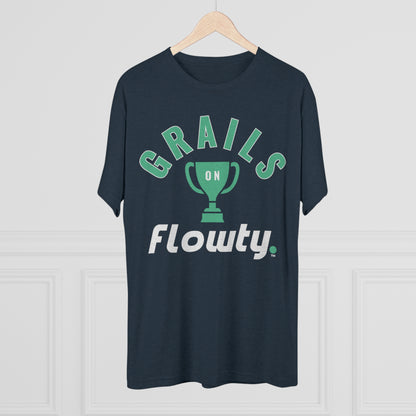 Grails on Flowty Unisex Tri-Blend Crew Tee