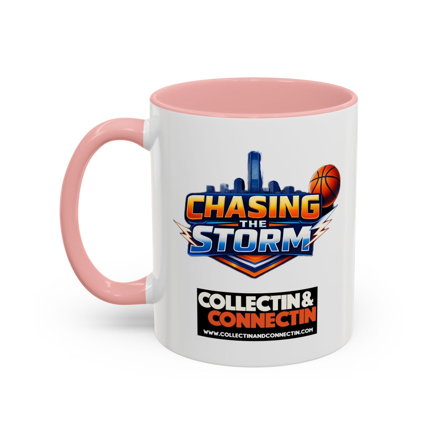 Chasing The Storm Basketball Logo Coffee Mug