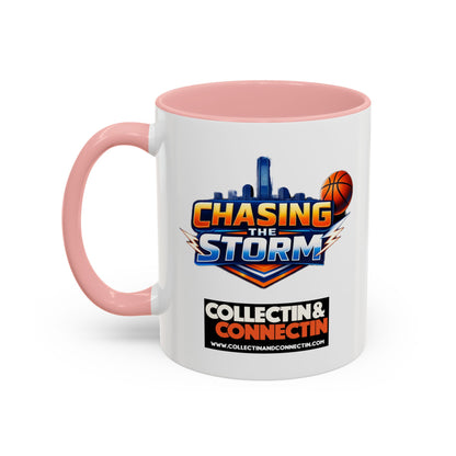 Chasing The Storm Basketball Logo Coffee Mug