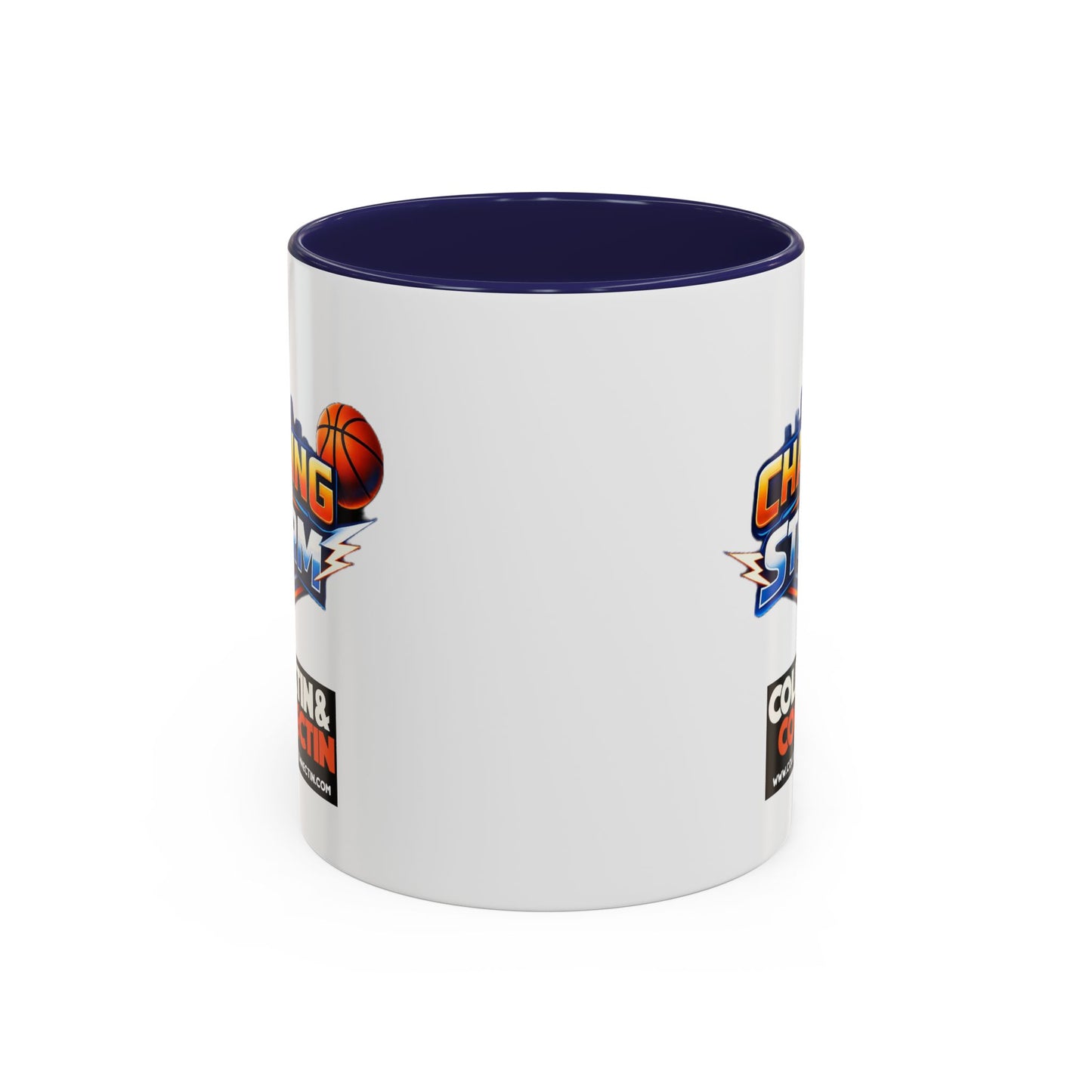 Chasing The Storm Basketball Logo Coffee Mug