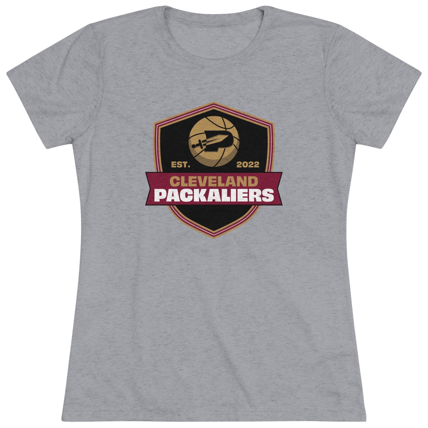 Packaliers Shield Women's Triblend Tee
