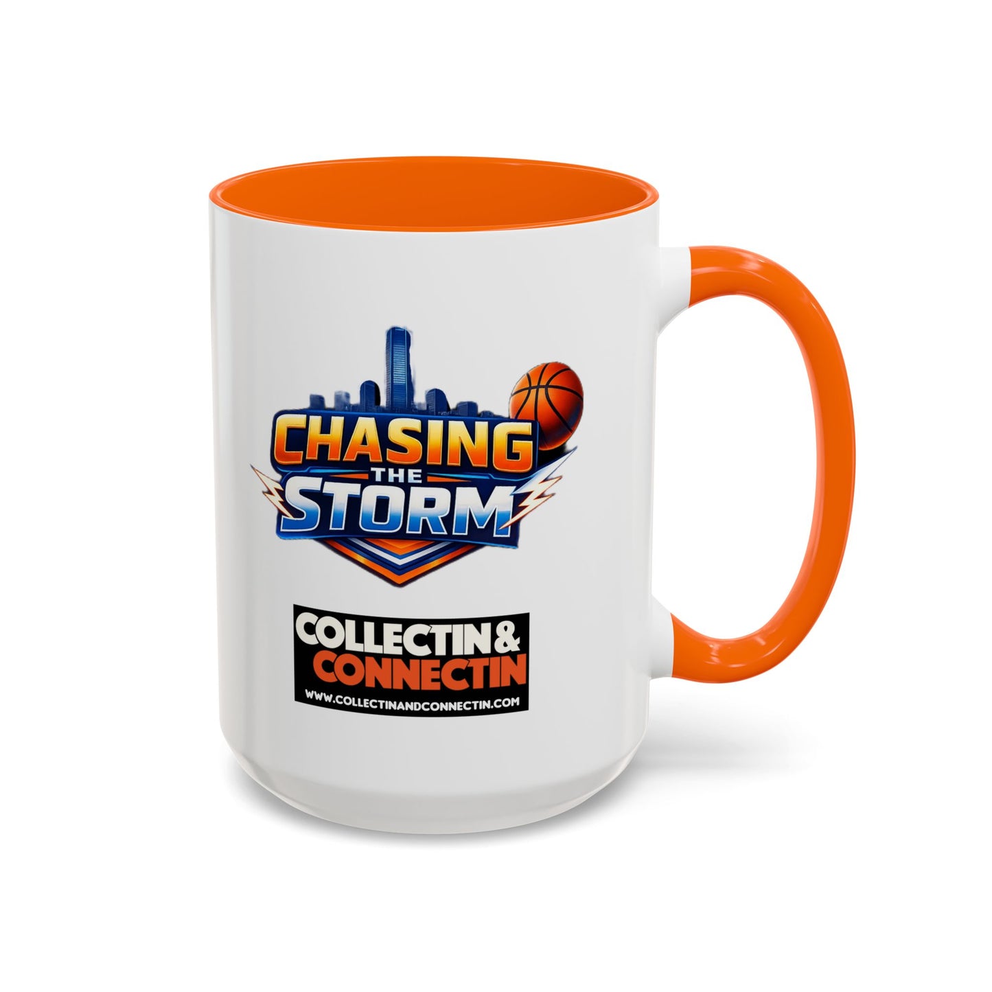 Chasing The Storm Basketball Logo Coffee Mug