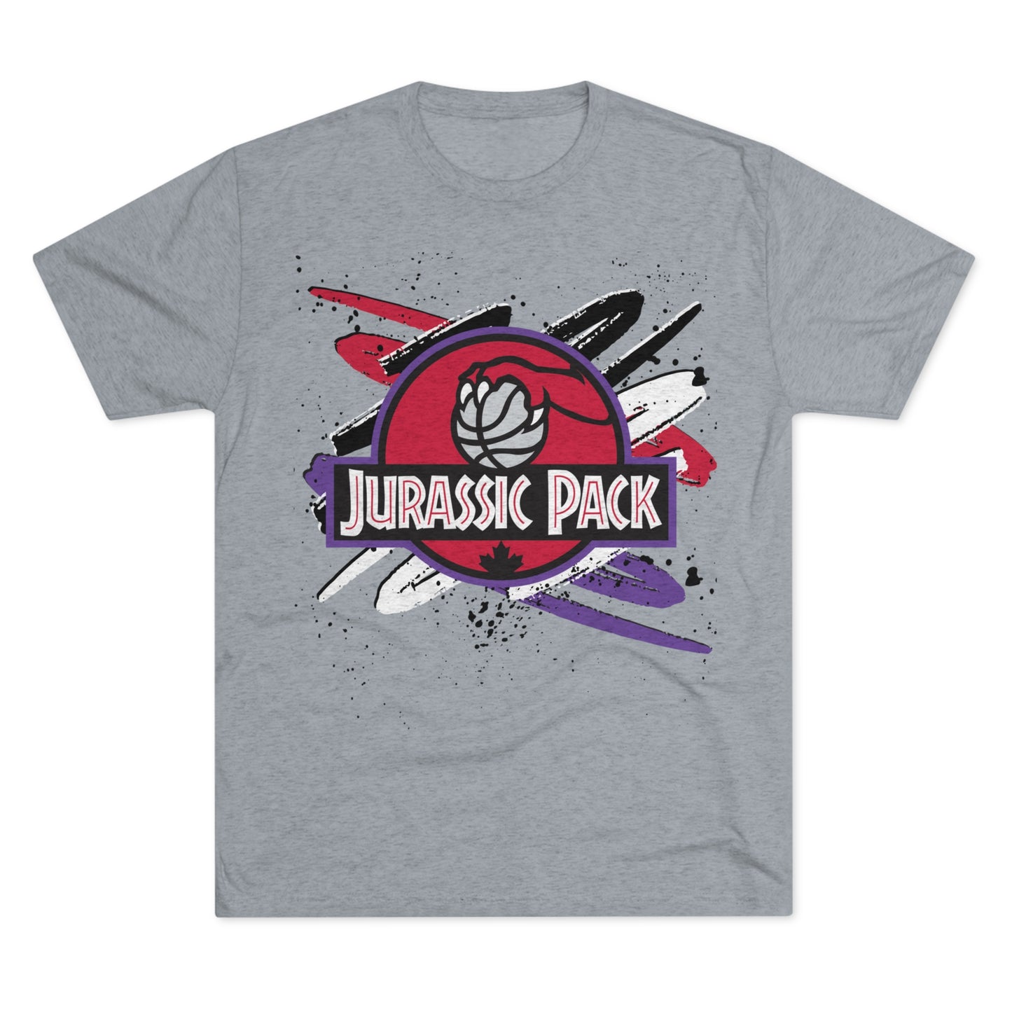 Jurassic Pack Origins Spray Unisex Tri-Blend Crew Tee