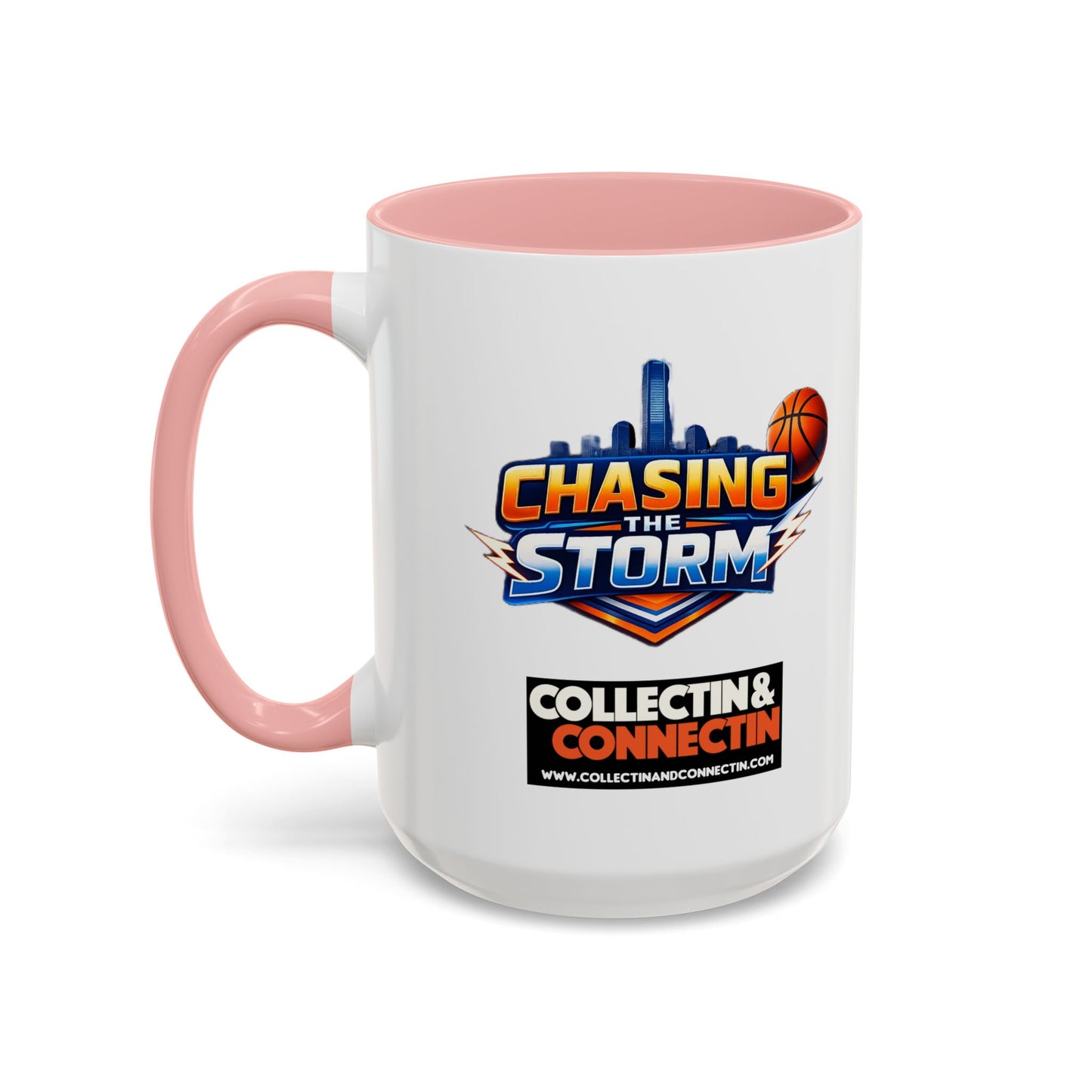 Chasing The Storm Basketball Logo Coffee Mug