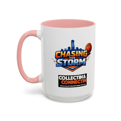 Chasing The Storm Basketball Logo Coffee Mug