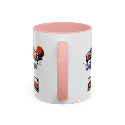 Chasing The Storm Basketball Logo Coffee Mug