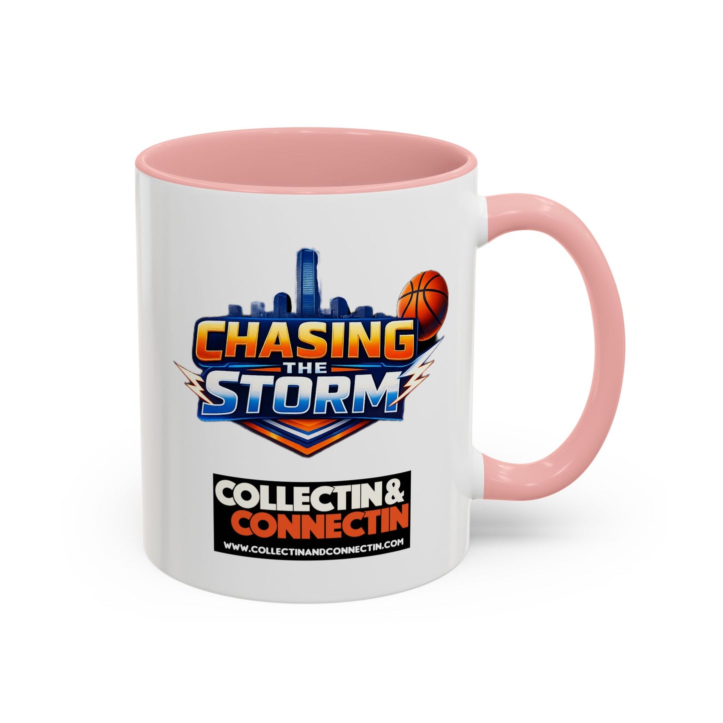 Chasing The Storm Basketball Logo Coffee Mug